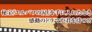 秘宝「エルバフの涙」を手に入れたとき感動のドラマが君を待つ！！